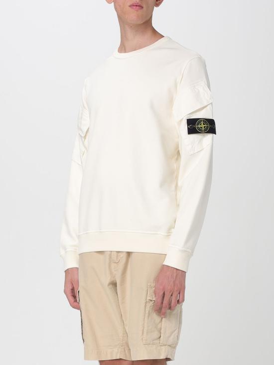 25FW 스톤 아일랜드 긴팔 티셔츠 6100008S0A20 V0093 Ivory - STONE ISLAND