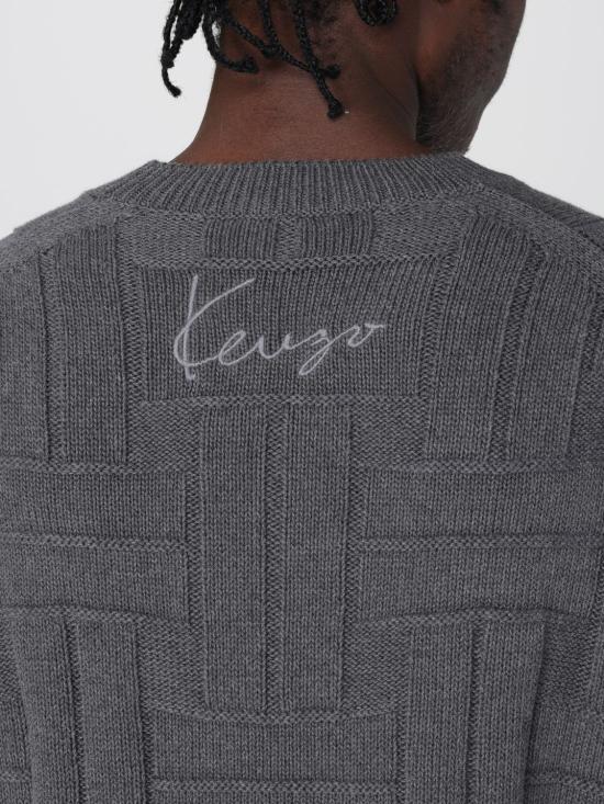 25FW 겐조 스웨터 FF55PU7083CB 96 Grey - KENZO