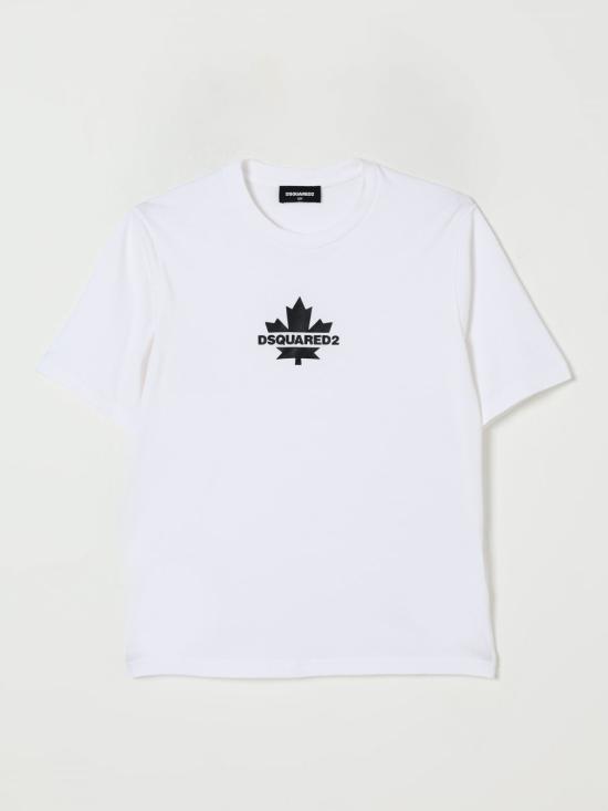 25FW [키즈] 디스퀘어드2 티셔츠 DQ2743D0AC7 DQ100 White