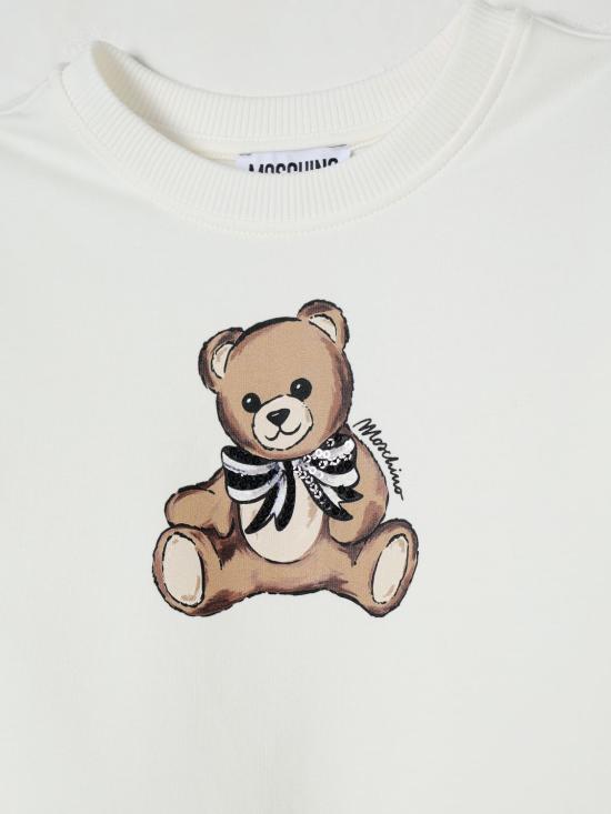 25FW [키즈] 모스키노 원피스 HDV0H7LDA16 10063 White - MOSCHINO