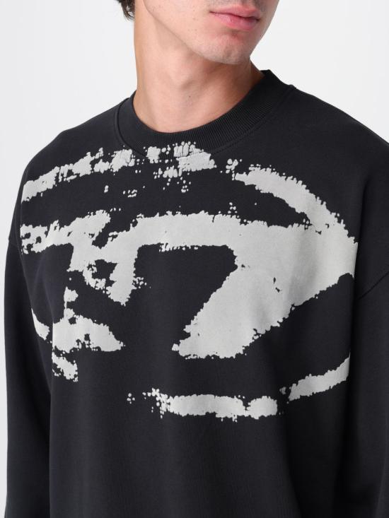 25FW 디젤 긴팔 티셔츠 A130510DQAK 9XX Black - DIESEL