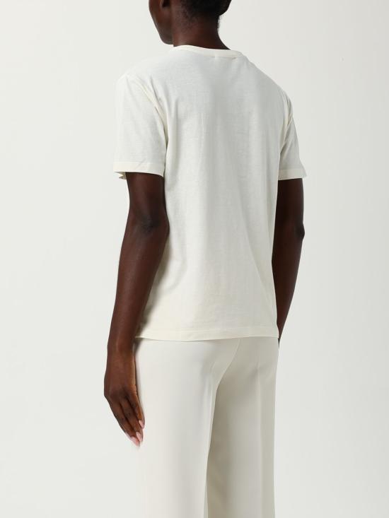 25FW 트윈셋 반팔 티셔츠 252TP2051 00059 Pearl - TWINSET