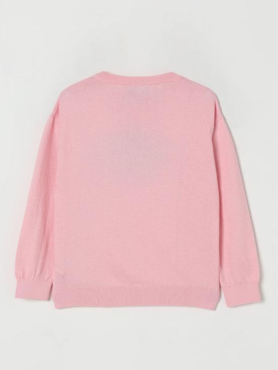 25FW [키즈] 모스키노 풀오버 HUW01ALHE43 50209 Pink - MOSCHINO