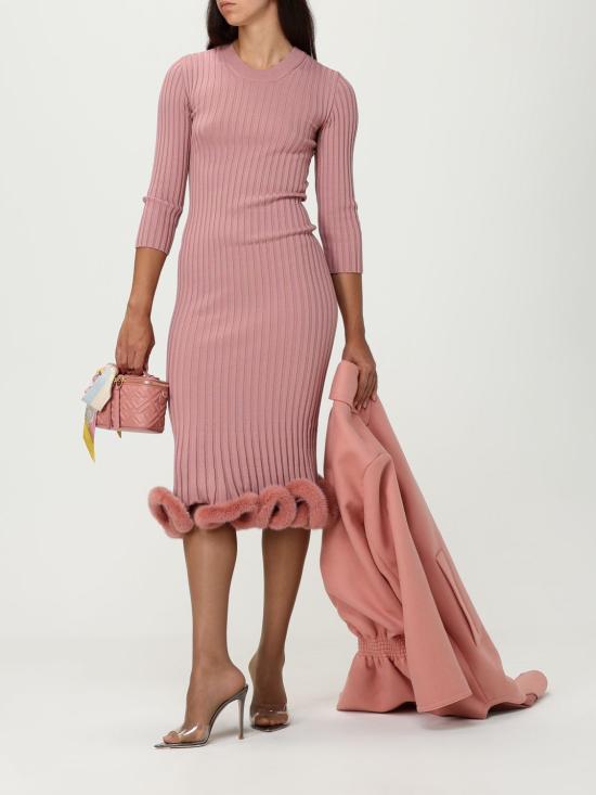 25FW 펜디 미디 원피스 FZDD96AUZY F1T6N Pink - FENDI