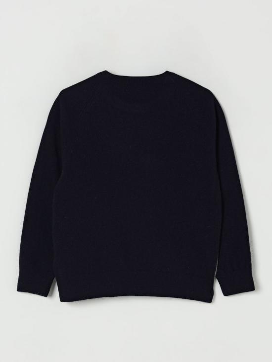 25FW [키즈] 모스키노 풀오버 HMW015LHE80 40016 Blue - MOSCHINO