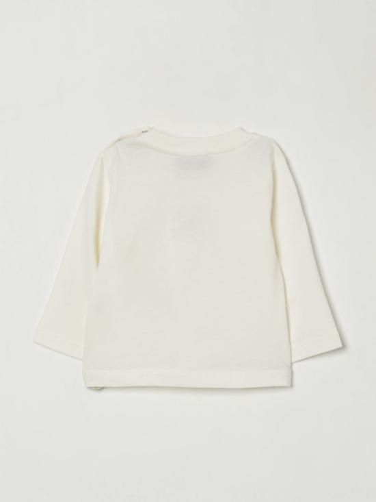 25FW [키즈] 모스키노 티셔츠 M9O00RLAA10 10063 White - MOSCHINO