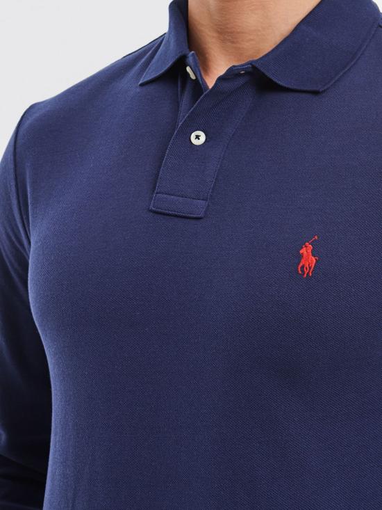 25FW 폴로 랄프로렌 긴팔 티셔츠 710681126 038 Blue - POLO RALPH LAUREN