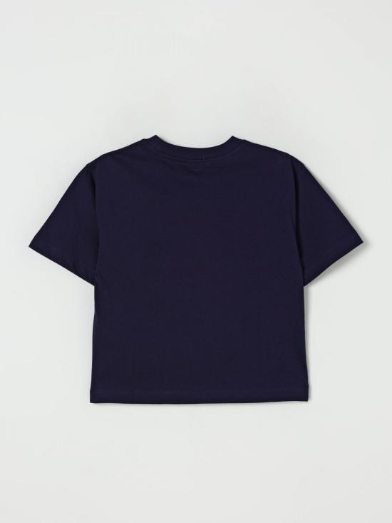 25FW [키즈] 모스키노 티셔츠 HUM05FLAA20 40016 Navy - MOSCHINO