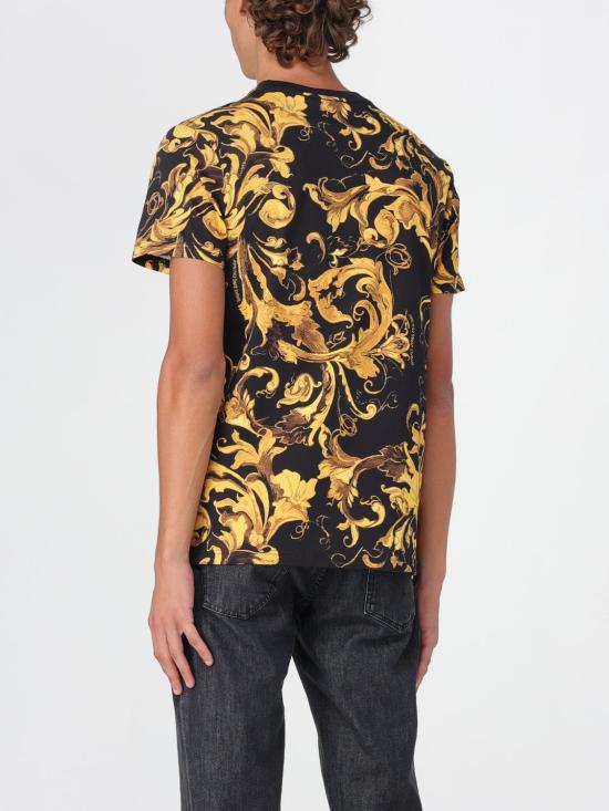 25FW 베르사체 반팔 티셔츠 79GAH6S0JS515 G89 Black - VERSACE