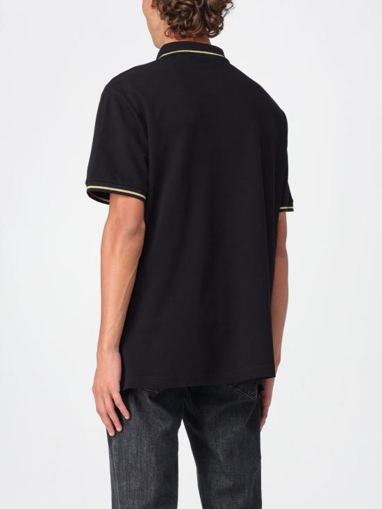 25FW 베르사체 폴로 티셔츠 79GAGT00CJ01T G89 Black - VERSACE