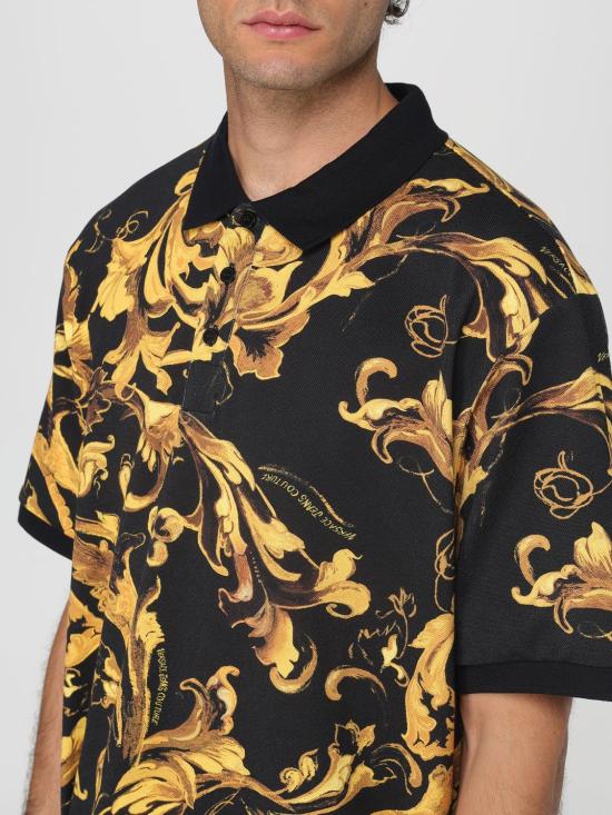 25FW 베르사체 반팔 티셔츠 79GAG6S0JS514 G89 Black - VERSACE