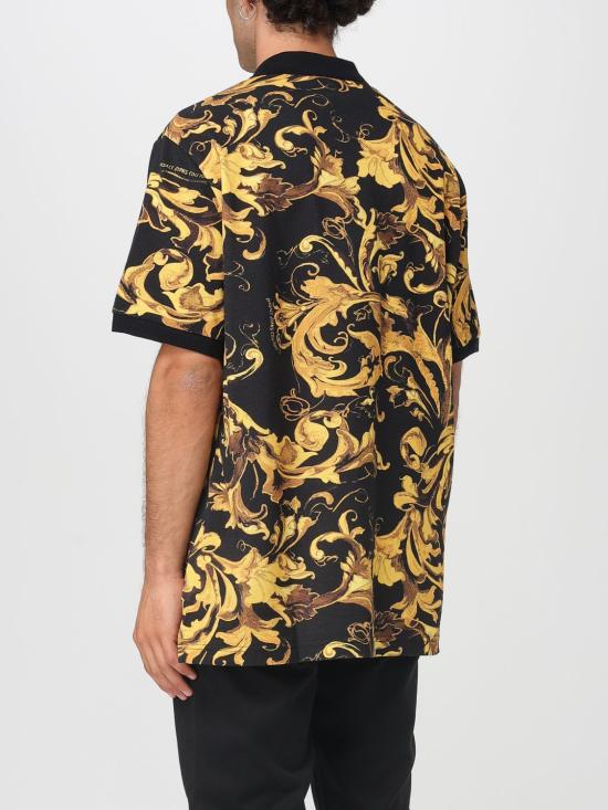 25FW 베르사체 반팔 티셔츠 79GAG6S0JS514 G89 Black - VERSACE