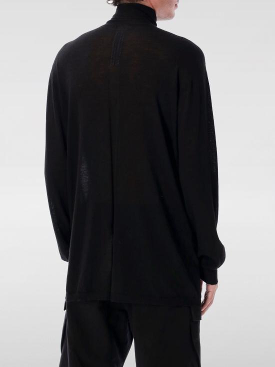 25FW 릭 오웬스 터틀넥 RU02E1626M 09 Black - RICK OWENS