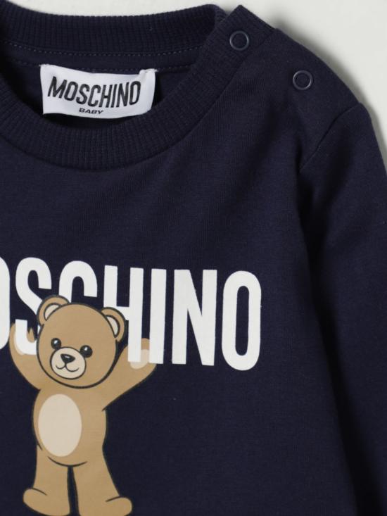 25FW [키즈] 모스키노 티셔츠 MZO00RLAA10 40016 Blue - MOSCHINO