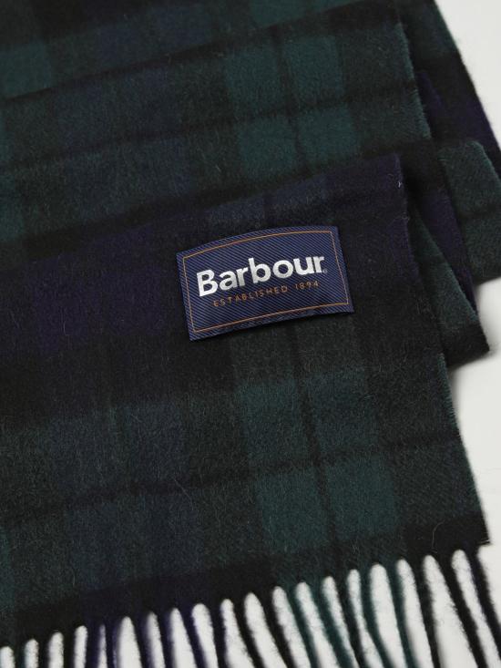 25FW 바버 뉴 체크 타탄 스카프 USC0137 NY91 Black - BARBOUR