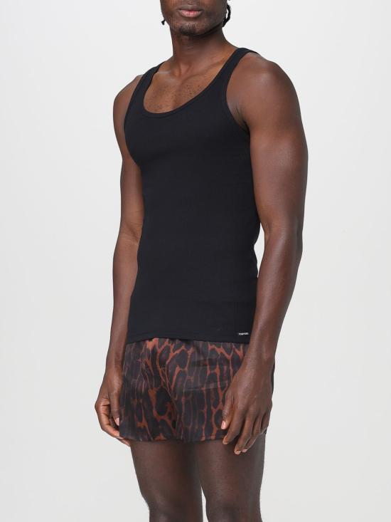 25FW 톰포드 민소매 티셔츠 T4D101210 002 Black - TOMFORD