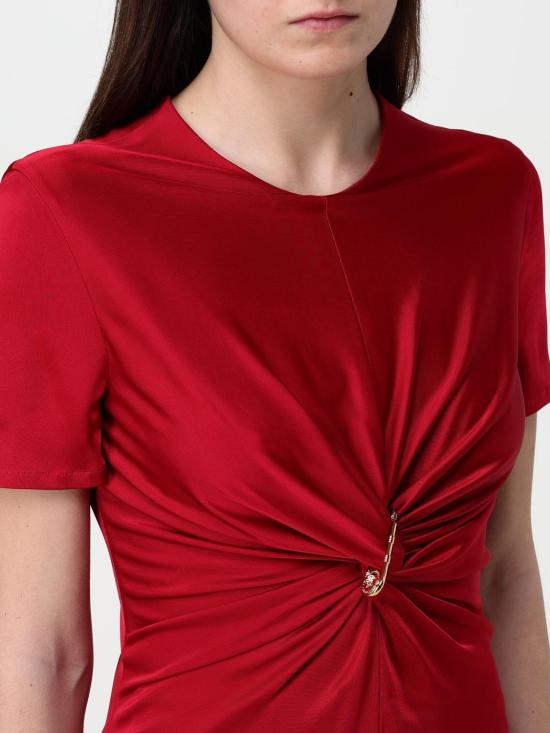 25FW 베르사체 반팔 티셔츠 10180811A12497 1RB30 Red - VERSACE