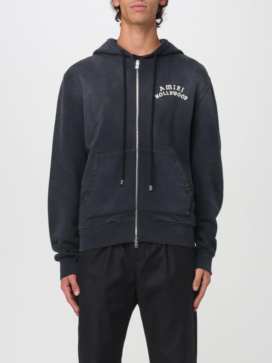 25FW 아미리 집업 니트 AMJYHD1132 Black