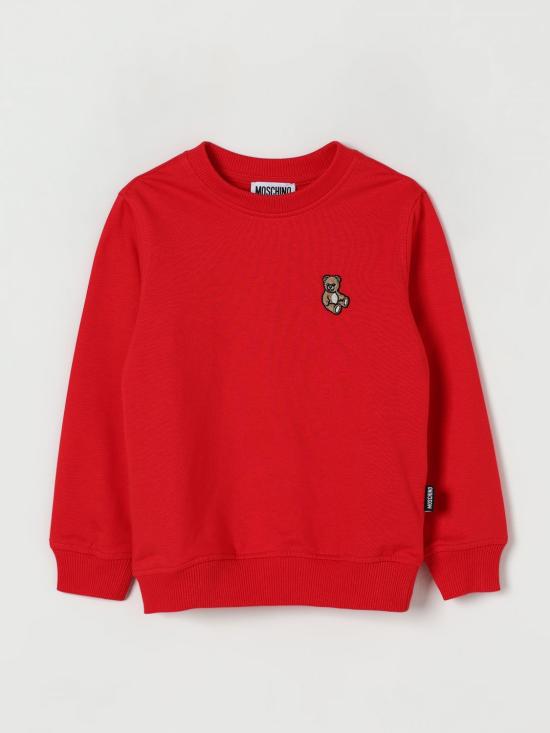 25FW [키즈] 모스키노 풀오버 HRF08VLCA40 50109 Red