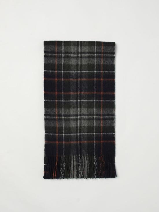 25FW 바버 뉴 체크 타탄 스카프 USC0137 NY95 Navy