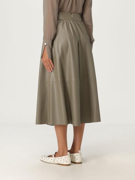 25FW 리우조 롱 스커트 CF5015E0624 X0707 Green - LIU JO