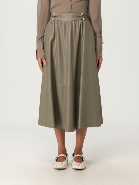 25FW 리우조 롱 스커트 CF5015E0624 X0707 Green