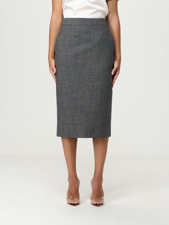 25FW 알렉산더 맥퀸 스커트 839513QJAFD 1121 Grey