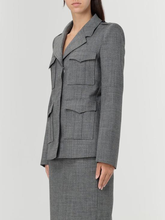 25FW 알렉산더 맥퀸 자켓 826947QJAFD 1121 Grey - ALEXANDER MCQUEEN