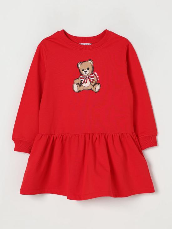 25FW [키즈] 모스키노 원피스 HDV0H7LDA16 50109 Red