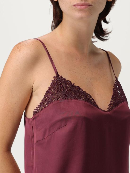 25FW 트윈셋 민소매 티셔츠 252TP2481 05609 Violet - TWINSET