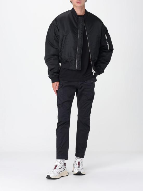 25FW 디스퀘어드2 봄버 자켓 S74AM1633S53354 900 Black - DSQUARED2