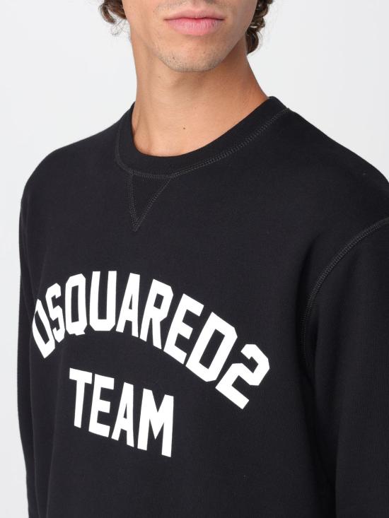 25FW 디스퀘어드2 긴팔 티셔츠 S74GU0887S25516 900 Black - DSQUARED2