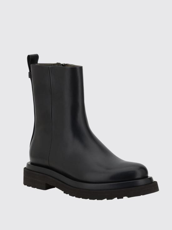 25FW 브루넬로 쿠치넬리 뮬/슬리퍼 MZOLG3089 C101 Black - BRUNELLO CUCINELLI