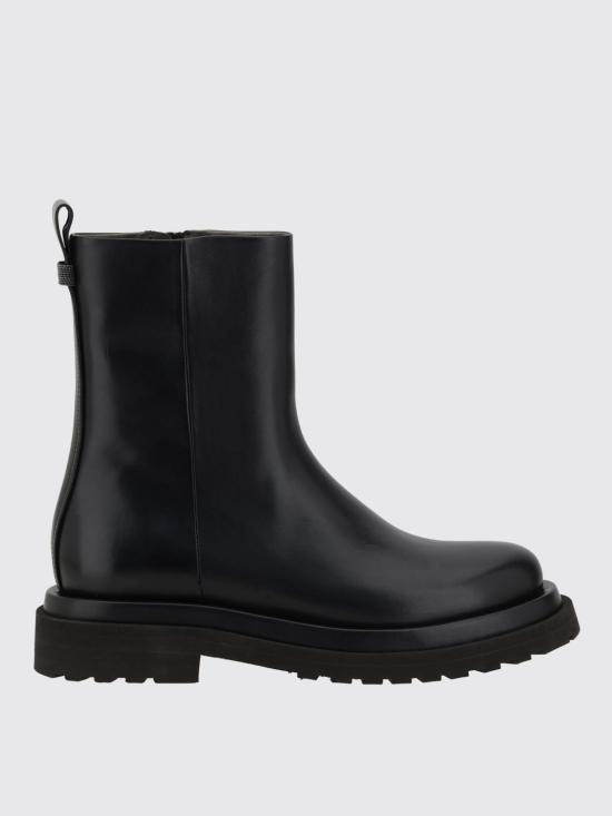 25FW 브루넬로 쿠치넬리 뮬/슬리퍼 MZOLG3089 C101 Black