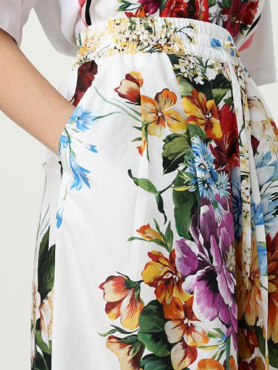 25FW 돌체앤가바나 팔라초 팬츠 FTDCOTHS5TR HA5PC White - DOLCE & GABBANA