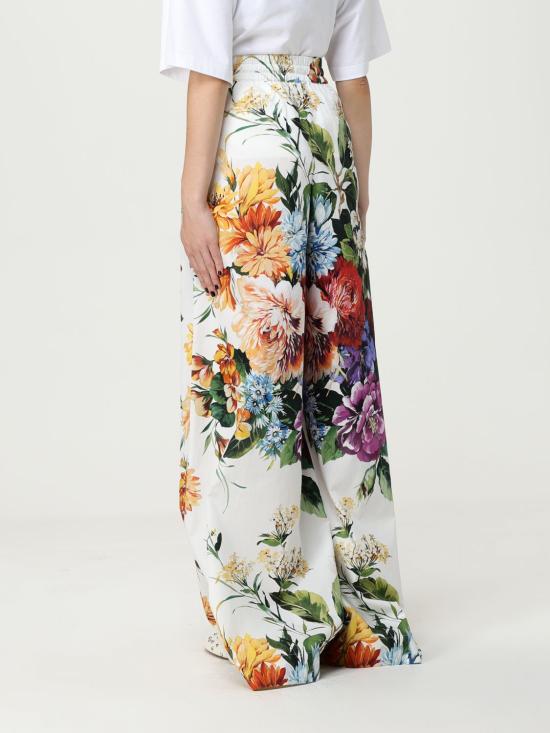 25FW 돌체앤가바나 팔라초 팬츠 FTDCOTHS5TR HA5PC White - DOLCE & GABBANA