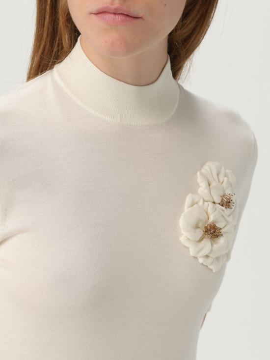 25FW 돌체앤가바나 터틀넥 FXW52ZJBSO1 W0001 White - DOLCE & GABBANA