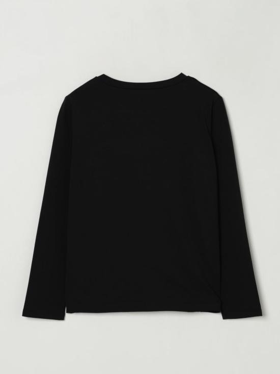 25FW [키즈] 리우조 티셔츠 GF5011J0088 22222 Black - LIU JO