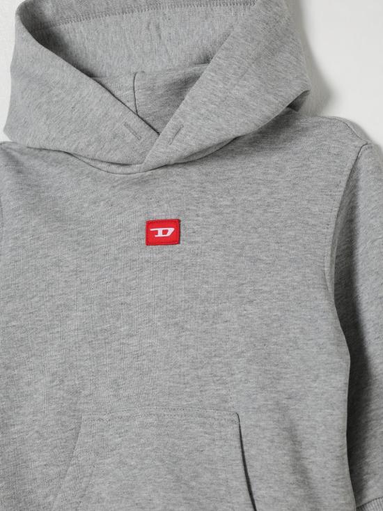 25FW [키즈] 디젤 풀오버 J025020GEAD K963 Grey - DIESEL