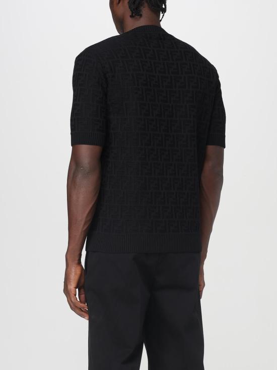 26SS 펜디 FF 코튼 스웨터 FZX051AUW0 F0QA1 Black - FENDI