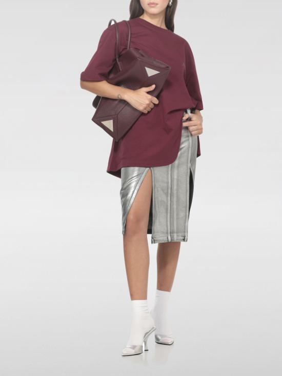 25FW 디 아티코 반팔 티셔츠 251WCT00350JJJ025AA 114 Burgundy - THE ATTICO