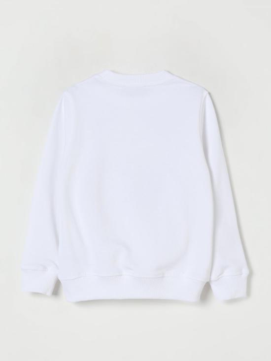 25FW [키즈] 모스키노 풀오버 HSF08VLCA14 10101 White - MOSCHINO