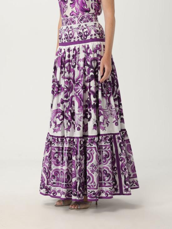 25FW 돌체앤가바나 스커트 F4CX0THH5EW IP3TN Violet - DOLCE & GABBANA