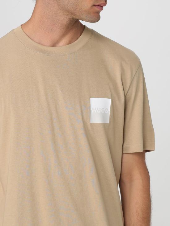 25FW 휴고보스 반팔 티셔츠 50544458 269 Beige - HUGO BOSS