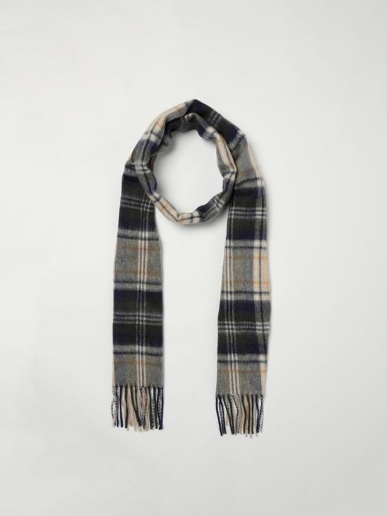 25FW 바버 뉴 체크 타탄 스카프 USC0137 BE51 Sand - BARBOUR