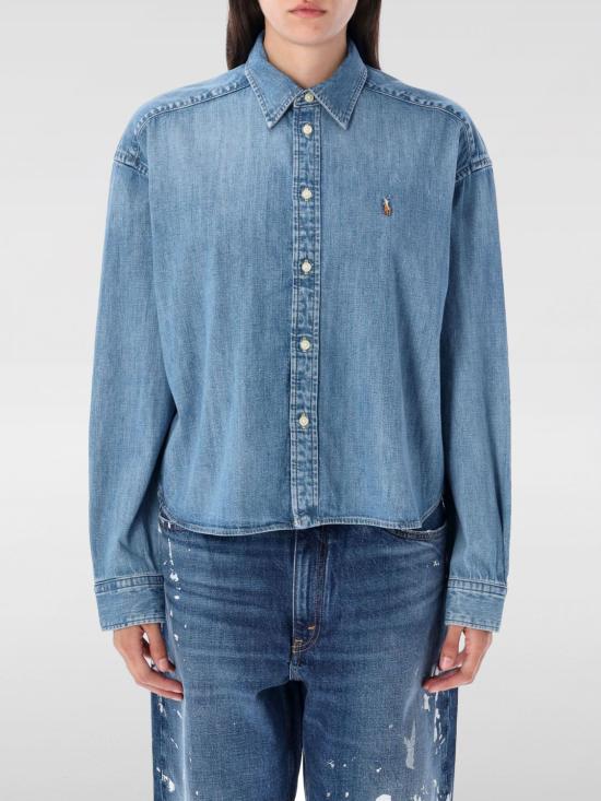 25FW 폴로 랄프로렌 블라우스 211969457 001 Denim