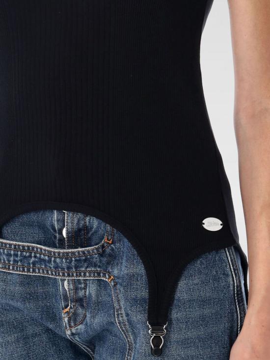 25FW 장 폴 고티에 민소매 티셔츠 TO380J014 00 Black - JEAN PAUL GAULTIER