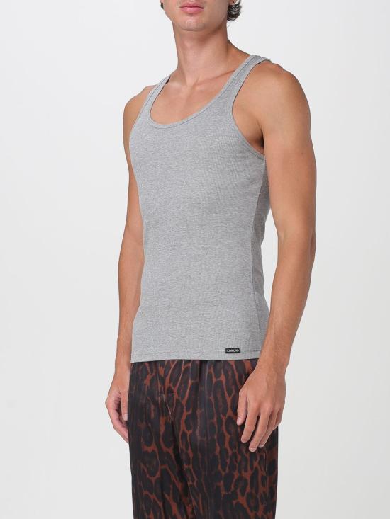 25FW 톰포드 민소매 티셔츠 T4D101210 020 Grey - TOMFORD