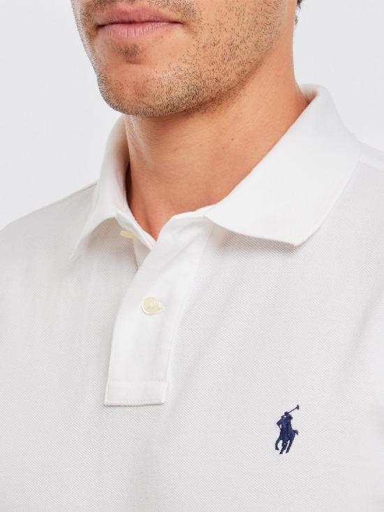25FW 폴로 랄프로렌 폴로 티셔츠 710681126 001 White - POLO RALPH LAUREN