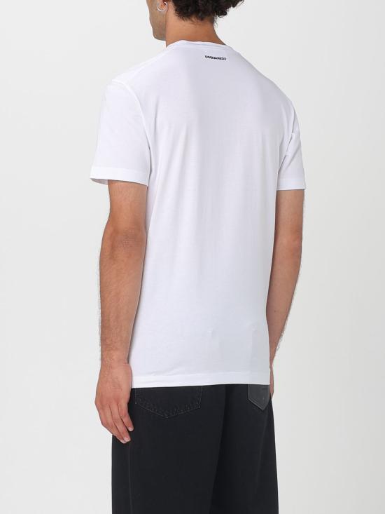 25FW 디스퀘어드2 반팔 티셔츠 S71GD1586D20020 100 White - DSQUARED2